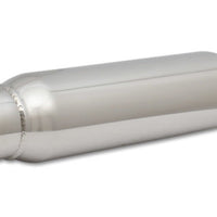 Vibrant SS Resonator (Standard Design) 3in Inlet/Outlet x 18in Long - Exhaust Mufflers & Tips