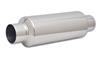 Vibrant SS Resonator (Standard Design) 3in inlet/outlet x 18in long w/ 5in OD resonator body - Exhaust Mufflers & Tips