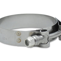Vibrant SS T-Bolt Clamps Pack of 2 Size Range: 1.75in to 2.10in O.D. For use with 1.5in I.D. coup - Fabrication