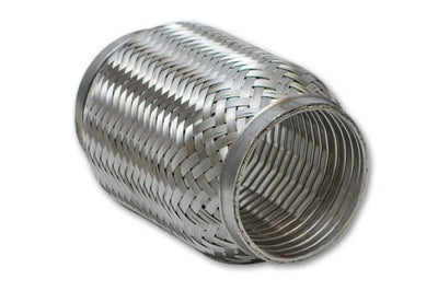 Vibrant SS Turbo FLEX Coupling with Interlock Liner 2.5in inlet/outlet x 4in long - Fabrication