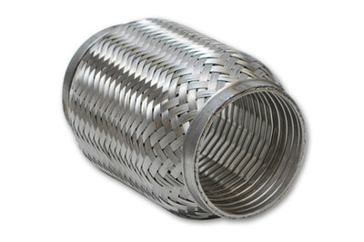 Vibrant SS Turbo FLEX Coupling with Interlock Liner 2.5in inlet/outlet x 4in long - Fabrication