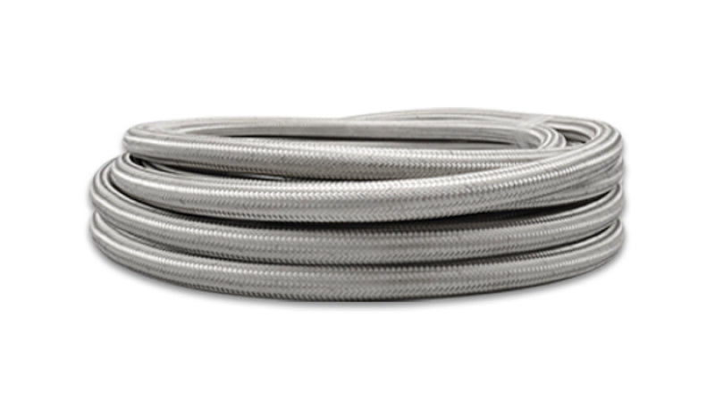 Vibrant Stainless Steel Braided Flex Hose w/PTFE Liner AN -3 (20ft Roll) - Fabrication