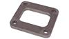 Vibrant T04 Turbo Inlet Flange (Rectangular Inlet) Mild Steel 1/2in Thick - Fabrication