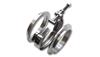 Vibrant T304 SS V-Band Flange Assembly for 3in O.D. Tubing incl 2 flanges & 1 Clamp - Fabrication