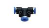 Vibrant Union inTin Pneumatic Vacuum Fitting - for use with 5/32in (4mm) OD tubing - Fabrication