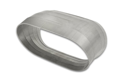 Vibrant Vertical 304 SS Nominal 3 in. Oval / 3.10 Centerline Radius 9 degree per cut -Set of 5 - Fabrication
