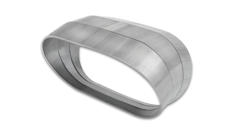 Vibrant Vertical 304 SS Oval Pie Cuts 3.5in OD Tight 45 Degree Elbow - Fabrication
