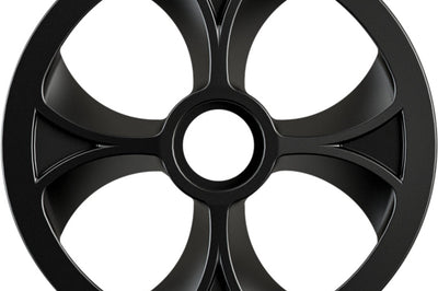 Slydog Vortex Bogie Wheel 10’’ Purple Alpha A/c - Black - Snowmobile Collection