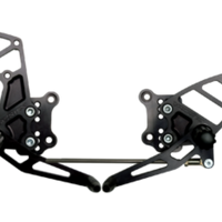 Vortex Racing 01-04 Suzuki GSX-R1000,01-05 GSX-R600,00-05 GSX-R750 Rear Set- Black - Transport