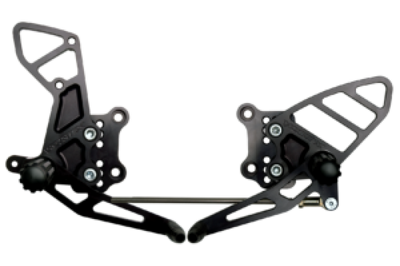 Vortex Racing 01-04 Suzuki GSX-R1000,01-05 GSX-R600,00-05 GSX-R750 Rear Set- Black - Transport