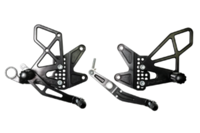 Vortex Racing 06-16 Yamaha YZF-R6 Rear Set- Black - Transport