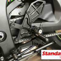 Vortex Racing 16-20 Kawasaki ZX-10R Ninja ZX1000,17-20 ZX-10RR ZX1000 Rear Set- Black - Transport