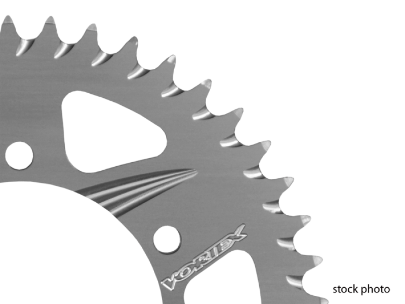 Vortex Racing Aluminum Rear Sprocket 520 66 Tooth- Silver - Drivetrain