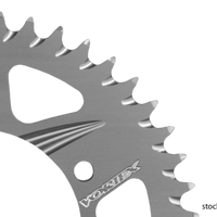 Vortex Racing Aluminum Rear Sprocket 520 66 Tooth- Silver - Drivetrain
