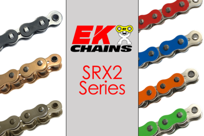 Vortex Racing EK 520 SRX2 Clip Master Semi Press 160 Links- Natural - Drivetrain