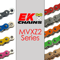 Vortex Racing EK 530 MVXZ2 Rivet Master 120 Links- Black Nickel - Drivetrain