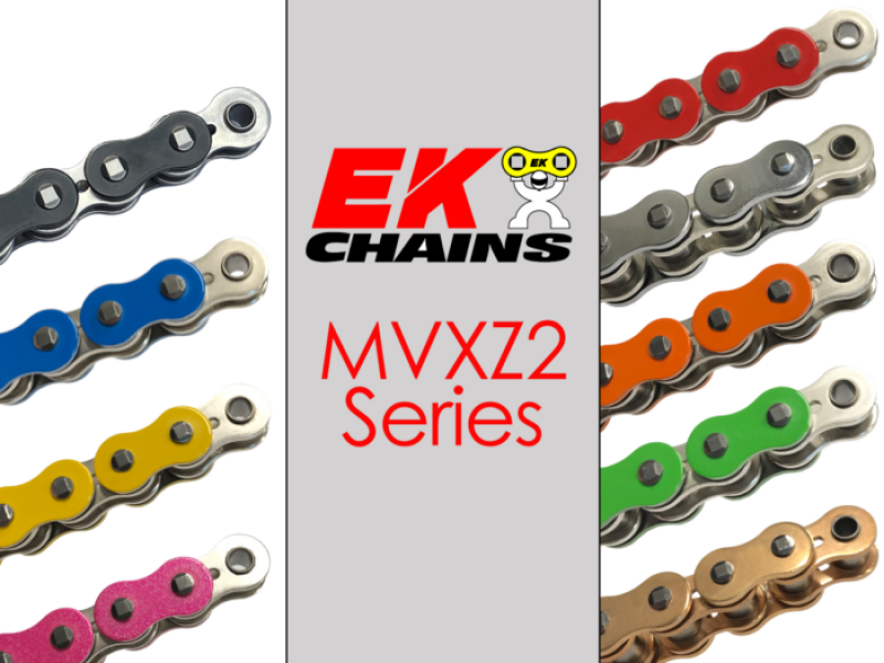 Vortex Racing EK 530 MVXZ2 Rivet Master 120 Links- Chrome - Drivetrain