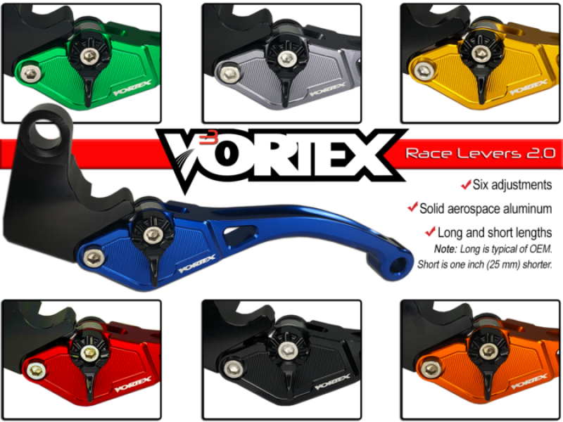 Vortex Racing H-L201 F99 Brake Lever Short- Black - Controls