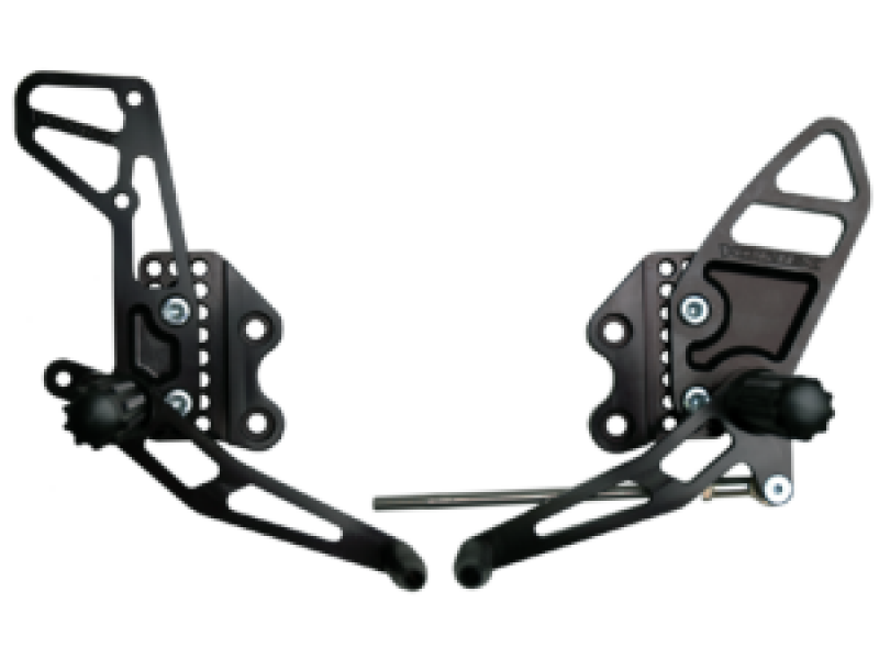 Vortex Racing Rearsets Replacement Rear Set- Black - Transport