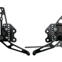Vortex Racing Rearsets Replacement Rear Set- Black - Transport