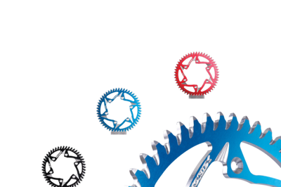 Vortex Racing Steel Rear Sprocket 520 45 Tooth- Black - Drivetrain