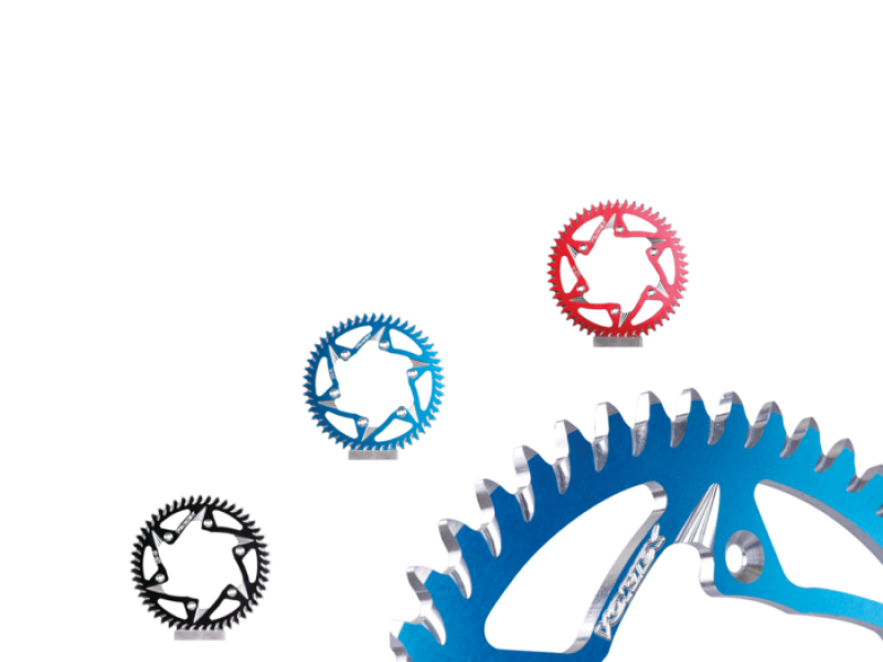 Vortex Racing Steel Rear Sprocket 520 47 Tooth- Black - Drivetrain