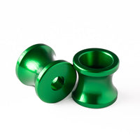 Vortex Racing Swingarm Spools 8mm- Green - Suspension