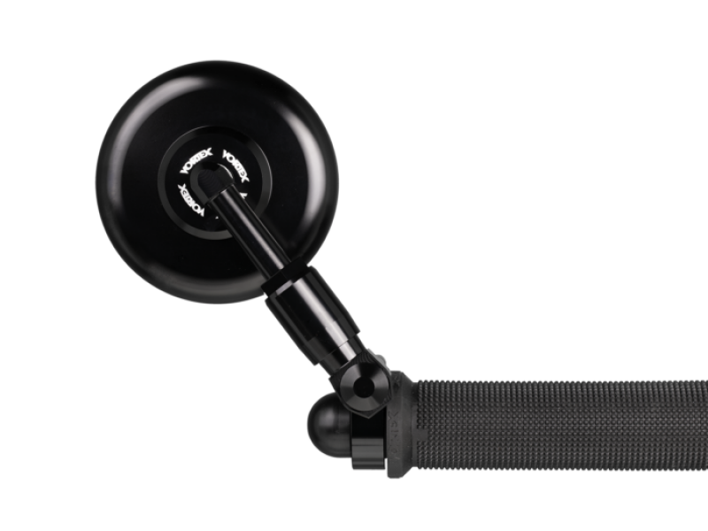 Vortex Racing X30 Round Mirror with 1in Clamp Gold Controls