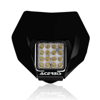 Acerbis Vsl Universal Headlight White - Black - Snowmobile Collection