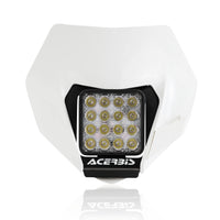 Acerbis Vsl Universal Headlight White - Black - Snowmobile Collection