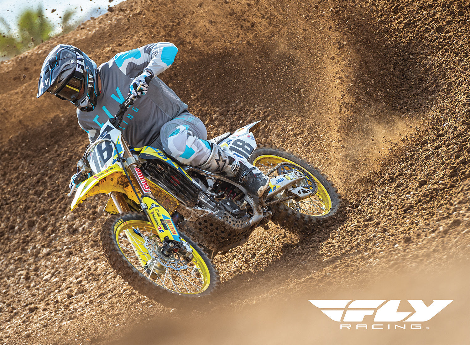 Fly Racing Wall Sign 2021 Weston Peick #18