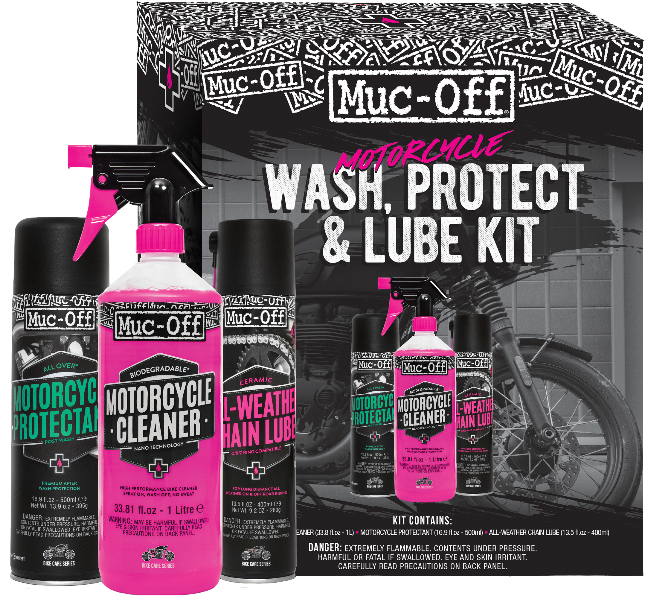 Muc-off Wash Protect & Lube Kit - Watercraft Collection