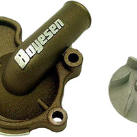 Boyesen Waterpump Cover & Impeller Kit Orange Ktm/hus/gas - Black - Offroad Collection