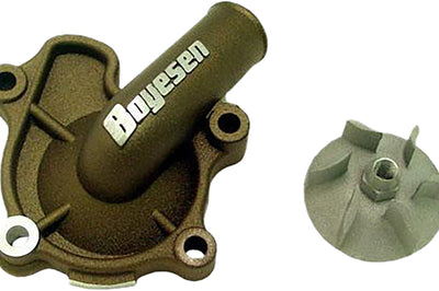 Boyesen Waterpump Cover & Impeller Kit Orange Ktm/hus/gas - Magnesium - Offroad Collection