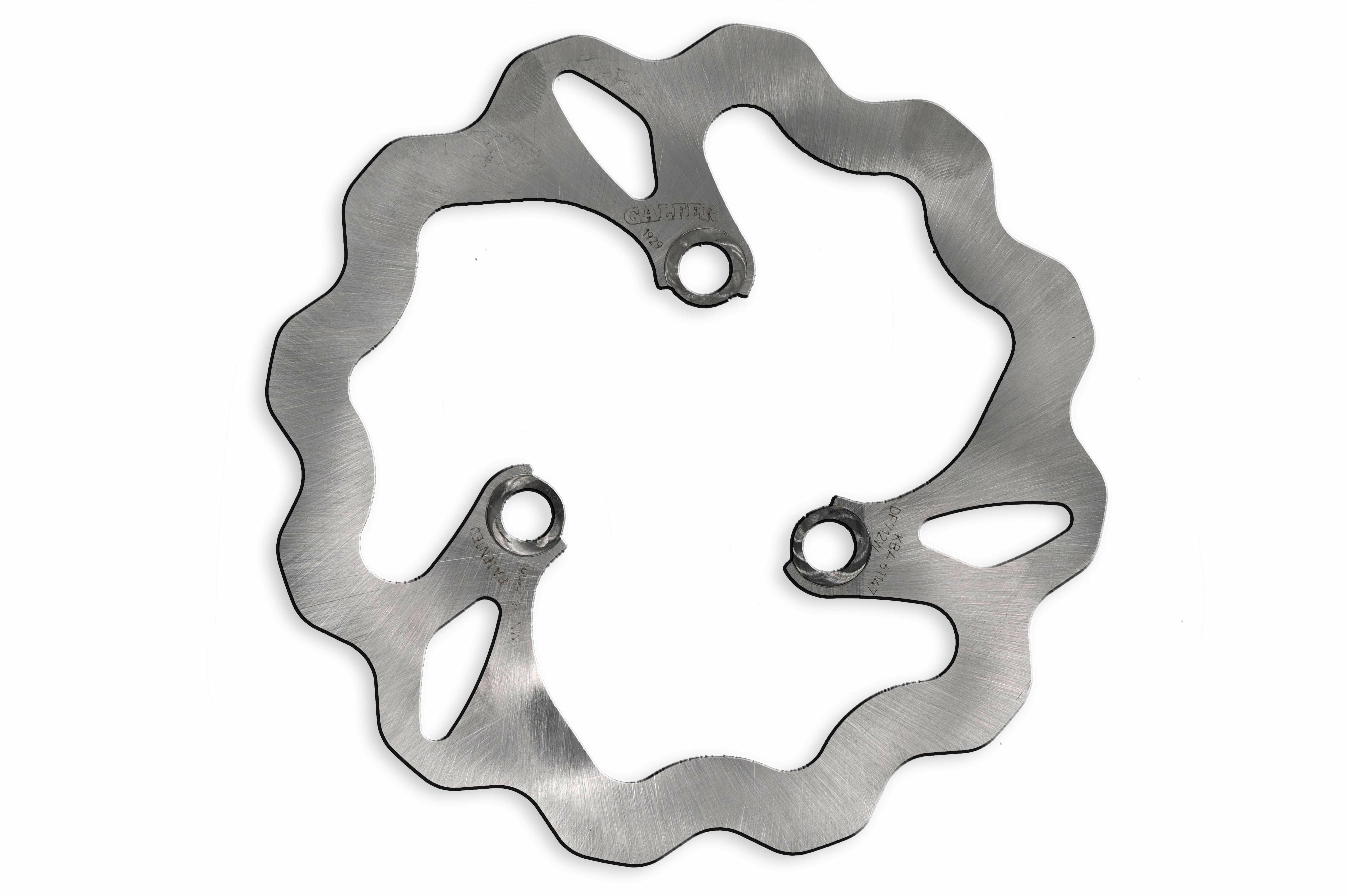 GALFER Wave Rotor Front - Gas Caps