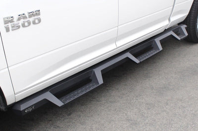 Westin 10-18 Dodge Ram Crew Cab 5ft & 6ft Bed HDX Drop Wheel-To-Wheel Nerf Step Bars - Running Boards