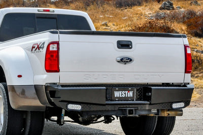 Westin 11-16 Ford F-250/350 HDX Bandit Rear Bumper - Black - Bumpers Grilles & Guards