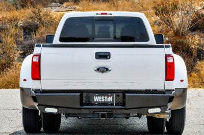 Westin 11-16 Ford F-250/350 HDX Bandit Rear Bumper - Black - Bumpers Grilles & Guards