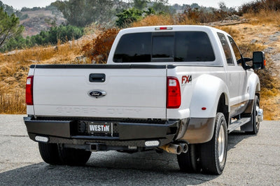 Westin 11-16 Ford F-250/350 HDX Bandit Rear Bumper - Black - Bumpers Grilles & Guards