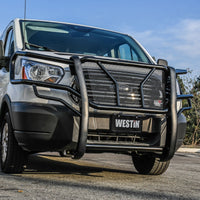 Westin 15-21 Ford Transit 150/250/350 HDX Grille Guard - Black - Bumpers Grilles & Guards