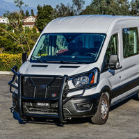 Westin 15-21 Ford Transit 150/250/350 HDX Grille Guard - Black - Bumpers Grilles & Guards