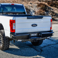 Westin 17-21 Ford F-250/350 HDX Bandit Rear Bumper - Black - Bumpers Grilles & Guards