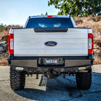 Westin 17-21 Ford F-250/350 HDX Bandit Rear Bumper - Black - Bumpers Grilles & Guards