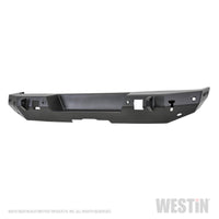Westin 18-19 Jeep Wrangler JL WJ2 Rear Bumper w/ Sensors (Excl. JK) - Textured Black - Bumpers Grilles & Guards