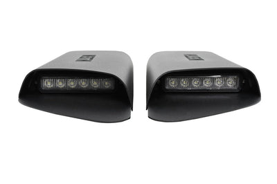 Westin 18-20 Jeep Wrangler JL 2dr LED Hood Scoops - Textured Black - Exterior Styling