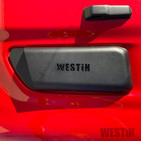 Westin 18-20 Jeep Wrangler JL 2dr LED Hood Scoops - Textured Black - Exterior Styling