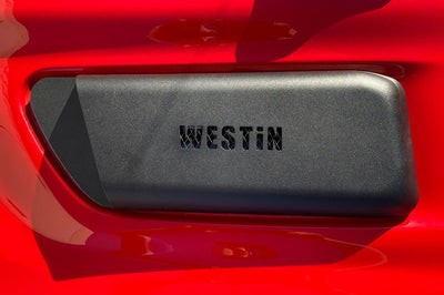 Westin 18-20 Jeep Wrangler JL 2dr LED Hood Scoops - Textured Black - Exterior Styling