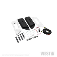 Westin 18-20 Jeep Wrangler JL 2dr LED Hood Scoops - Textured Black - Exterior Styling