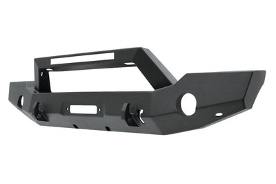 Westin 18-20 Jeep Wrangler WJ2 Full Width Front Bumper w/LED Light Bar Mount Textured Black - Bumpers Grilles & Guards