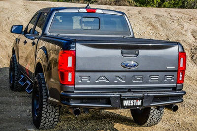 Westin 19-20 Ford Ranger Outlaw Rear Bumper - Textured Black - Bumpers Grilles & Guards